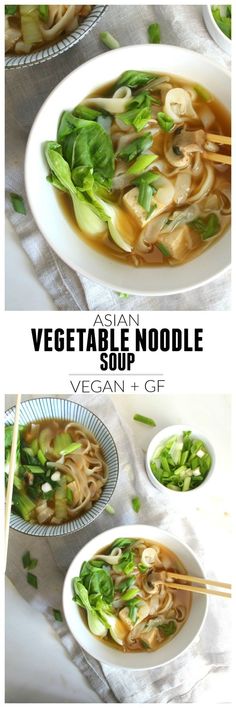 Vegetable Noodle Soup, Vegetable Noodle, Soup Noodles, Japanese Diet, Vegetable Tray, Vegetable Noodles, Asian Vegetables, Asian Soup, Savory Vegan