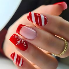 PRICES MAY VARY. Package Included:You will get 24pcs Christmas press on nails,1pcs jelly glue stickers,1pcs alcohol pad,1 nail file, 1 wooden stick. Material:These Christmas fake nails are made of environmentally friendly ABS material, no irritating smell, high gloss, not easy to break, will not harm the human body or nails, you can use it with confidence. Lasting Effect:Nails press ons can be reused. (Durability of jelly glue is not as good as liquid glue, If you want a long-lasting effect,Please use suitable glue according to different scenes) Easy to use:No need to spend a lot of time and money in the nail salon, you only need to choose the right Christmas acrylic nails,stick the jelly glue we provide, press the false nails on the jelly glue for 30 seconds to get your favorite nail art. Valentine Nails, Manicure Tips, White Nail, Stick On Nails, Xmas Nails, Christmas Nail Designs, Christmas Nail, Christmas Nail Art