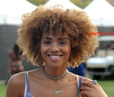 Honey Blonde Afro, Blonde Afro Hair Black Women, Hair Color Honey Blonde, Honey Blonde Curls, Hair Color Honey, Curly Hair Afro, Afropunk 2017, Afropunk Festival, Blonde Afro