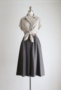 Farm Clothes, 1940s Fashion, Simple Trendy Outfits, Dress Outfit, Women Dress, Aesthetic Clothes, Dress To Impress