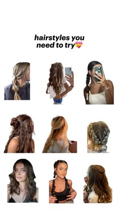 Cute Hairstyles For School, Blonde Hair Inspiration, Hairdos For Curly Hair, Hair Stylist Life, Aesthetic Hair, Summer Hairstyles