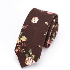 Item Type: Ties Gender: Men Size: One Size Pattern Type: Print Style: Fashion Material: COTTON Material: Linen Ties Type: Neck Tie Summer Wedding Ties For Groom, Casual Fitted Cotton Ties, Fitted Casual Cotton Ties, Summer Ties For Groom, Brown Standard Tie, Casual Fitted Suit And Tie Accessories, Men Flowers, Slim Tie, Ties For Men