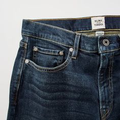 American-made stretch denim jeans built with comfort and durability in mind Flint And Tinder, American Made, Stretch Denim, Denim Jeans, Top Brands