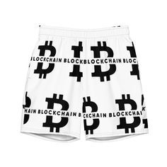 These BlockChain swim trunks have everything you need for a hot summer day--they're quick-drying and breathable, have multiple pockets for your belongings, and feature a silky, anti-chafe inner liner. Get yours now! BlockChain Swim Trunks Details: * Fabric composition: (may vary by 5%) 91% recycled polyester, 9% spandex * Liner composition: 92% polyester, 8% spandex * Fabric weight (may vary by 5 5.13 oz/yd² (174 g/m²)  * Four-way stretch water-repellent microfiber fabric * Anti-chafe mesh inner Apparel Branding, Anti Chafing, Mens Swim Trunks, Mens Graphic Tee, Spandex Fabric, Swim Trunks, Hot Summer, Upf 50, Summer Days