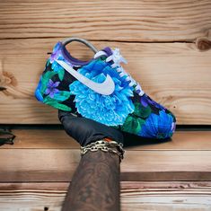 Custom Flower Print Air Force 1, Gift for Boyfriend, Sneaker Lovers Gift, Gift for Sneakerhead, Custom Kicks - Kiaun's Customs LLC Rico Suave, Customized Sneakers, Drip Fits, Pretty Sneakers, Painted Sneakers, Custom Kicks, Pretty Shoes Sneakers, 2024 Outfits, Sneaker Lovers