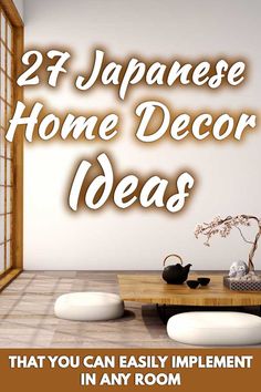 27 Japanese Home Decor Ideas That You Can Easily Implement In Any Room. Article by HomeDecorBliss.com #HDB #HomeDecorBliss #homedecor #homedecorideas Japanese Decor Ideas, Japanese Inspired Home, Japanese Living Room, Asian Interior Design, Calming Interiors, Zimmer Diy, Japanese Apartment, Zen Interiors, Japanese Bedroom