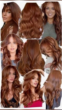 #hair#redhair Red Long Hair, Copper Brown Hair, Brown Hair Looks, Hairstyles For Layered Hair, Copper Hair Color