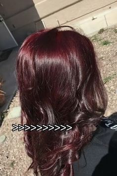 Bargandi Hairs, Red Dye Over Dark Brown Hair, Red On Brown Hair No Bleach, Cherry Red Hair Curly, Red Roots Black Hair, Cherry Coke Hair, Pelo Color Vino, Red Purple Hair, Cherry Hair Colors