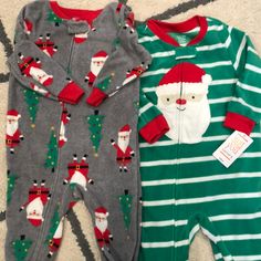 Nwt Set Of 18 Month Footed Fleece Pajamas Footed Pajamas, Fleece Pajamas, Kids Pajamas, Kids Shop, Pajamas, Fast Delivery, Color