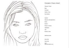 Blank Face chart suitable for Makeup Artists, Beauticians, Students and those that just want to have fun! This is a Digital product that you can download and print at home.  Ideally print onto a good quality textured paper as makeup will work much better when applied on this. Ideal face chart for practicing makeup looks for Beauty, Special FX and Bridal.  Perfect for Makeup Artists and Beauticians who need to record a makeup look for a client following an appointment. For example for a bride ahead of a wedding or following a one-to-one make-up lesson. Simply record a look using makeup and note down the make-up products and tools used. Top Tip! Spray with a fixing spray (available in Art shops) to set the make-up in place and store the face chart in a clear plastic sleeve. Designed by me fo Face Chart Blank, Blank Face Chart, Blank Face, Fixing Spray, Makeup Lessons, Face Chart, Beauty Illustration, Make Up Looks, Beauty Portrait