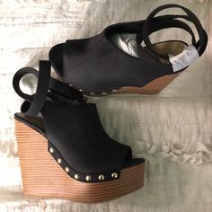 Black Platform Wedges. Brand New Still In Box. Perfect For The Summer Black Platform Wedges, Just Fab Shoes, Justfab Shoes, Black Platform, Platform Wedge, Womens Shoes Wedges, Platform Wedges, Shoes Black, Black Shoes