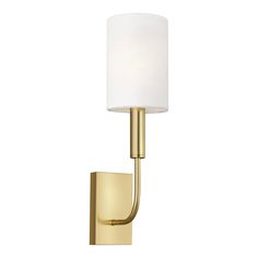 Brianna Bath Wall Light in Burnished Brass. Luminaire Vintage, Lighting Gifts, Transitional Wall Sconces, Burnished Brass, Incandescent Lamp, Dimmable Lamp, Ellen Degeneres