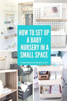 how to set up a nursery nursery in a small space