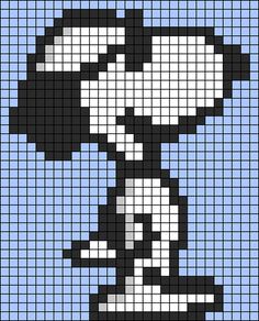 a pixellated image of the character person holding an umbrella in front of a blue background