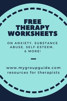 Free Therapy Worksheets, Counseling Techniques, Clinical Social Work, School Social Work, Therapeutic Activities, Therapy Resources