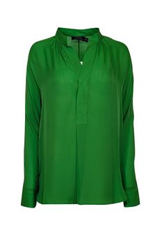 This top from Polo Ralph Lauren features long sleeves, a notch neckline, and a beautiful green color. Perfect for adding a touch of modern minimalist style to your office wardrobe, this top is both chic and timeless, with a classic design that exudes effortless elegance. This top will surely turn heads at the office! Size XS 100% Silk Fully unlined Notch neckline Minor pulls and runs throughout Long sleeves Pull-on style Bust 38" Waist 38" Shoulder to hem 28" Sleeve length 32.25" Elegant Green Tops For Workwear, Elegant Green Top For Workwear, Elegant Green Top For Work, Classic Green Blouse For Work, Classic Green V-neck Top, Classic Green Office Tops, Classic Green Office Blouse, Ralph Lauren Green Long Sleeve Tops, Ralph Lauren Green Tops For Spring