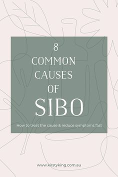 Want to know what is causing your SIBO, bloating, gas, constipation, diarrhoea or IBS? Treating the underlying cause naturally can  help to reduce symptoms and prevent them reoccurring. This post includes gut healing tips as well as a FREE download with tips on how to manage SIBO. #SIBO #bloating Gut Healing Diet, Histamine Intolerance, Ibs Diet, Healing Diet, Healing Tips, Holistic Health Remedies, Bloated Belly, Integrative Medicine