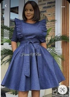 English Gowns For Ladies, Short Gowns Classy English, English Gown Styles, Office Wears, African Elegance, Cocktail Chic, African Attire Dresses