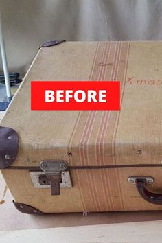 Suit Case Decor Ideas, Thrifted Room Decor, Suitcase Table Diy, Farmhouse Trunk, Suitcase Makeover, Decoupage Suitcase, Vintage Suitcase Table