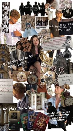 the collage shows many different types of people and things that are in this image