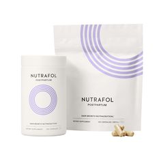 PRICES MAY VARY. 2-MONTH SUPPLY: One (1) bottle and one (1) refill pouch of Nutrafol Postpartum Hair Growth Supplements to support visibly thicker hair and less shedding (10) FOR WOMEN IN POSTPARTUM RECOVERY: OBGYN-developed hair supplement that improves hair growth in the first year after childbirth by targeting key root causes of hair thinning like hormones and nutrition gaps RESULTS IN 3-6 MONTHS: Take 4 capsules daily for results. In a clinical study of women within 1 year postpartum, 91% saw less shedding after 2 months and 98% saw improvement after 4 months (10) SCIENCE-BACKED INGREDIENTS: Featuring a proprietary blend of 26 breastfeeding-friendly vitamins, minerals, and natural ingredients, including Shatavari, Tocotrienol Complex, and Apple Polyphenols THE #1 DERMATOLOGIST-RECOMMEN Hair Growth Regimen, Postpartum Hair, Thicker Healthier Hair, Growth Supplements, Improve Hair Growth, Hair Growth Cycle, Refill Pouch, Hair Supplements, Hair Kit