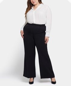 in stock Black Pants Plus Size, Goth Plus Size, Goth Pants, Plus Size Wide Leg, Corporate Goth, Trousers Women Wide Leg, Pants Plus Size, Modern Wardrobe, Cross Design