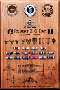 Air Force Retirement Shadow Box Ideas, Air Force Coin Display, Military Uniform Shadow Box Ideas, Air Force Special Operations, Military Shadow Box Ideas Army, Retirement Plaques, Military Shadow Box Ideas, Air Force Patches, Military Decorations