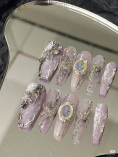 Face Chains, Sanrio Nails, Nail Stuff, Nails Inspo, Nails Ideas, Nail Ideas, Nail Polish, Nail Art