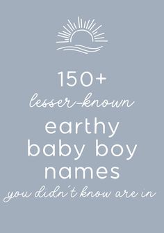 Wanna know the most outdoorsy & earthy boy names we are seriously crushing on for 2024? These totally earthy boy names are the cool baby names for boys that you don't hear every day - whether you love cute baby names, unique baby names, or majorly uncommon baby names, this full list of nature inspired baby names with meanings will give you tons of name inspiration for that sweet little one of yours!