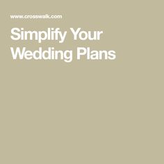 the words simfy your wedding plans in white