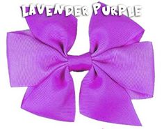 Hair Bows For Little Girls or Baby's 4 to 4.5" each 12 Colors to choose from. $2.75 each Free Shipping Lavender, Purple