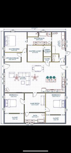 the floor plan for an office building