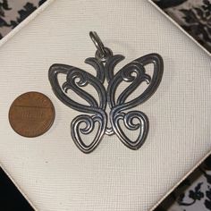 A Retired Piece Of James Avery. Large Butterfly Piece, Received Lots Of Compliments When Used. Quite A Heavy Piece. James Avery Jewelry, Largest Butterfly, James Avery, Women Jewelry, Pendant, Silver, Women Shopping, Color