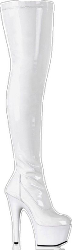 White Fitted Boots With 4-inch Heel, White Knee-high Formal Boots, Formal White Fitted Boots, White Formal Fitted Boots, White Fitted Formal Boots, White Patent Leather High Heel Boots, White Fitted Boots For Evening, White High Heel Boots For Formal Occasions, 1920s Shoes