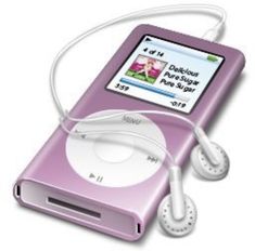 an ipod with headphones attached to it