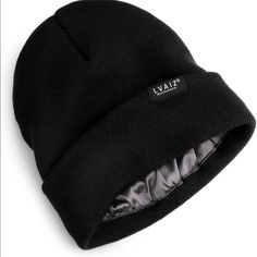 Black Unisex Satin Lined (Winter) Beanie Hat (Brand New) Satin Lined Super Stretchy Absorbs Humidity And Moisture, Warm For Brittle Winter Days 60% Cotton And 40% Acrylic Other Colors Available Protects Your Hair From Lint And Winter Dryness. Great For Natural Hair, Braids And Dreadlock Styles Silk Lined Beanie, Windproof Beanie For Fall, Black Beanie With Fleece Lining, Black Winter Beanie Hat, Black Beanie Winter Hat, Black Beanie For Winter, Black Windproof Beanie For Fall, Windproof Beanie For Winter, One Size Fits Most, Winter Windproof Beanie One Size Fits Most