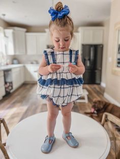 Checkered Linen Ruffle Romper – Petite Maison Kids Fits Aesthetic, Linen Romper, Checkered Print, Checker Print, Ruffle Romper, Decorative Buttons, Girls Rompers, Outdoor Fun, Matching Dresses