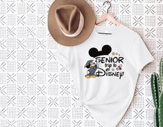 Disney Senior Shirts, Senior Disney Shirts, Senior Trip Shirts, Disney Graduation, Senior Shirts, Senior Trip, Disney Trip, Travel Shirts, Disney Shirts