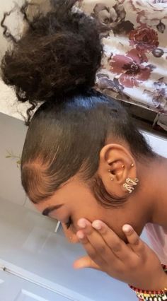 Slicked Back Hair, Girls Hairstyles Braids, Natural Hair Styles Easy, Slick Hairstyles