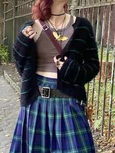 checkered skirt,kilt, blue kilt,red converse,punk, witch core inspo,fall, nature, fall inspo,thrifting,witchcore, fairycore, vintage, grunge, aesthetic, style, ootd, outfit, jewelry, women fashion, male fashion, alternative style, outfits, outfit,  inspo, ideas, alternative, aesthetic, adventurecore, apocalypsecore, vibe, teen, teenager, university outfit, converse, atmosphere, fit, scene, secondhand, black, green, grey, rings, crystals, magical, Ren fair, Renaissance fair Fall Fashion Alternative, Alternative Style Outfits, Witchcore Fashion, Punk Witch, Fairy Grunge Outfit, Outfit Converse, Nature Fall, Fashion Alternative