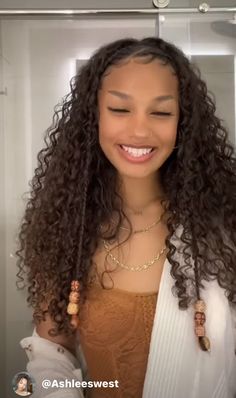 Front Braided Curly Hairstyles, Braided Front Pieces Curly Hair, Half Braid Curly Hair, Braid Front Curly Back, Half Braided Curly Hairstyles, Curly Hair With Small Braids, Curly Hair Braids Styles Natural, Curly Hairstyles With Braids Half Up, Half Head Braids Curly Hair