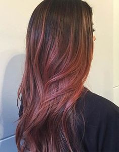 41 Hottest Balayage Hair Color Ideas for 2016 Rosé Red Hair, Red Balayage Hair, Balayage Hair Color Ideas, Balayage Hair Color, Red Balayage, Hair Color Blonde, Balayage Hair Dark, Red Highlights, Brunette Balayage Hair