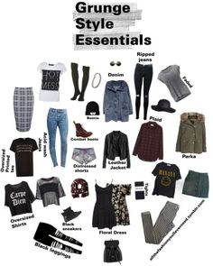 Types Of Grunge, Grunge Essentials, Grunge Winter Outfits, Grunge Hairstyles, Outfit Staples, 2014 Grunge, Soft Grunge Outfits, Grunge Clothes, Look Grunge