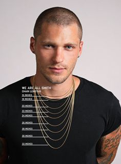 For the minimalist modern man a sleek stainless steel (gold plated) chain necklace. Stainless Steel (Gold Plated) Chain Necklace for Men Chain Width: 1.75 mm Clasp: Lobster. Material: Gold plated over stainless steel. Type: Round Venetian Box Chain. Men’s Gold Chain Pendent, Men's Necklace Gold, Chain Outfit, Necklace Tattoo, Men Chain, Chain Necklace For Men, Men's Necklaces, Mens Necklace Pendant, Stainless Bracelet