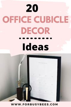 Cubicle office decor ideas Small Work Cubicle Decor Ideas, Small Office At Work, Office Desk Decor For Work Cubicle Men, Office Cubicle Makeover, Cubical Aesthetic, Small Cubicle Decor Ideas, Cozy Cubicle Decor Ideas, Office Desk Decor Cubicle, Cubicle Ideas Workspaces