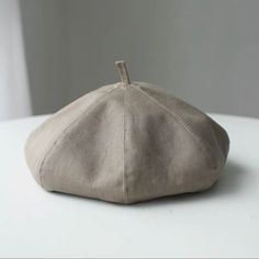 Oversized Linen Beret for Men/Women | we can customize size for you.