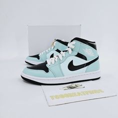 Brand New With Box. Smoke Free Home. Nike Air Jordan 1 Mid Se Women's Shoes Style Code: Bq6472 300 Size: 7.5us / 5uk / 38.5eur. Size: 8us / 5.5uk / 39eur. Color: Light Dew/Black-Teal Tint We Will Have Your Shoes Packed And Boxed Carefully And Shipped Out Within 1 Business Day (Often The Same Day). We Pride Ourselves On Extremely Fast Shipping! Air Jordan 1 Mid Women, Jordan 1 Mid Red, Motivational Mugs, Nike Shoes Women Fashion, Nike Quotes, Air Jordan 1 Mid Se, Nike Air Jordan 1 Mid, Womens Air Jordans, Shoes Nike Air