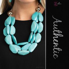 Turquoise Faceted Beads Necklaces For Party, Zi Collection Paparazzi $25 Signs, Elegant Turquoise Multi-stone Necklace, Paparazzi Jewelry Tirquoise Necklaace Images, Luxury Artisan Multi-stone Turquoise Necklace, Turquoise Stones, Paparazzi Accessories, Fashion Jewelry Necklaces, Blue Stone