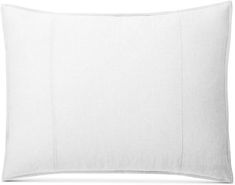 a white pillow on a white background