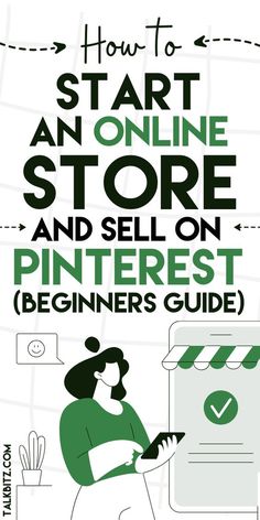 how to start an online store and sell on pinterest beginner's guide